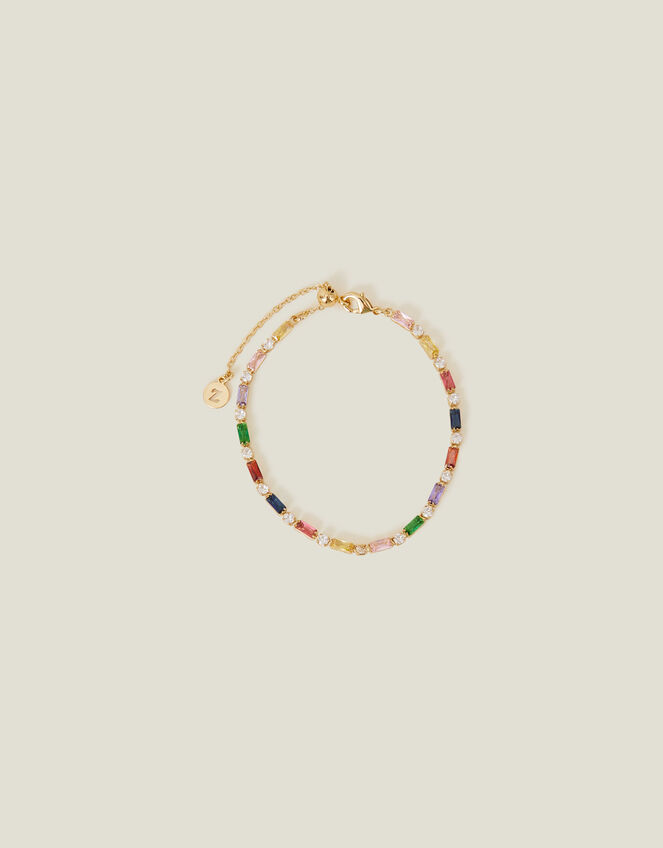14ct Gold-Plated Chunky Gem Necklace, , large
