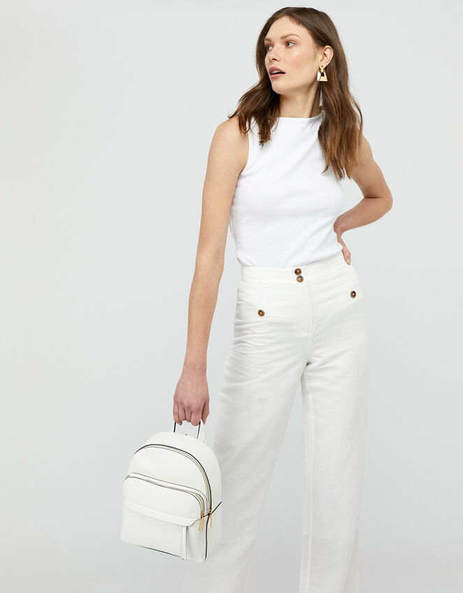 Henrietta Backpack, White (WHITE), large