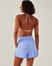 Broderie Beach Shorts, Blue (BLUE), large