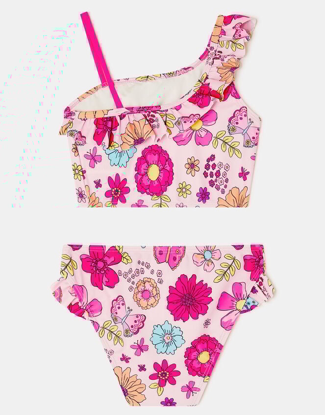Girls Retro Bloom Bikini Set, Multi (BRIGHTS MULTI), large