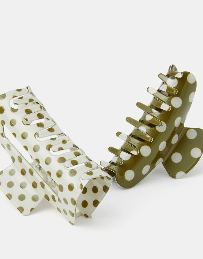 2-Pack Polka Dot Claw Clips, , large