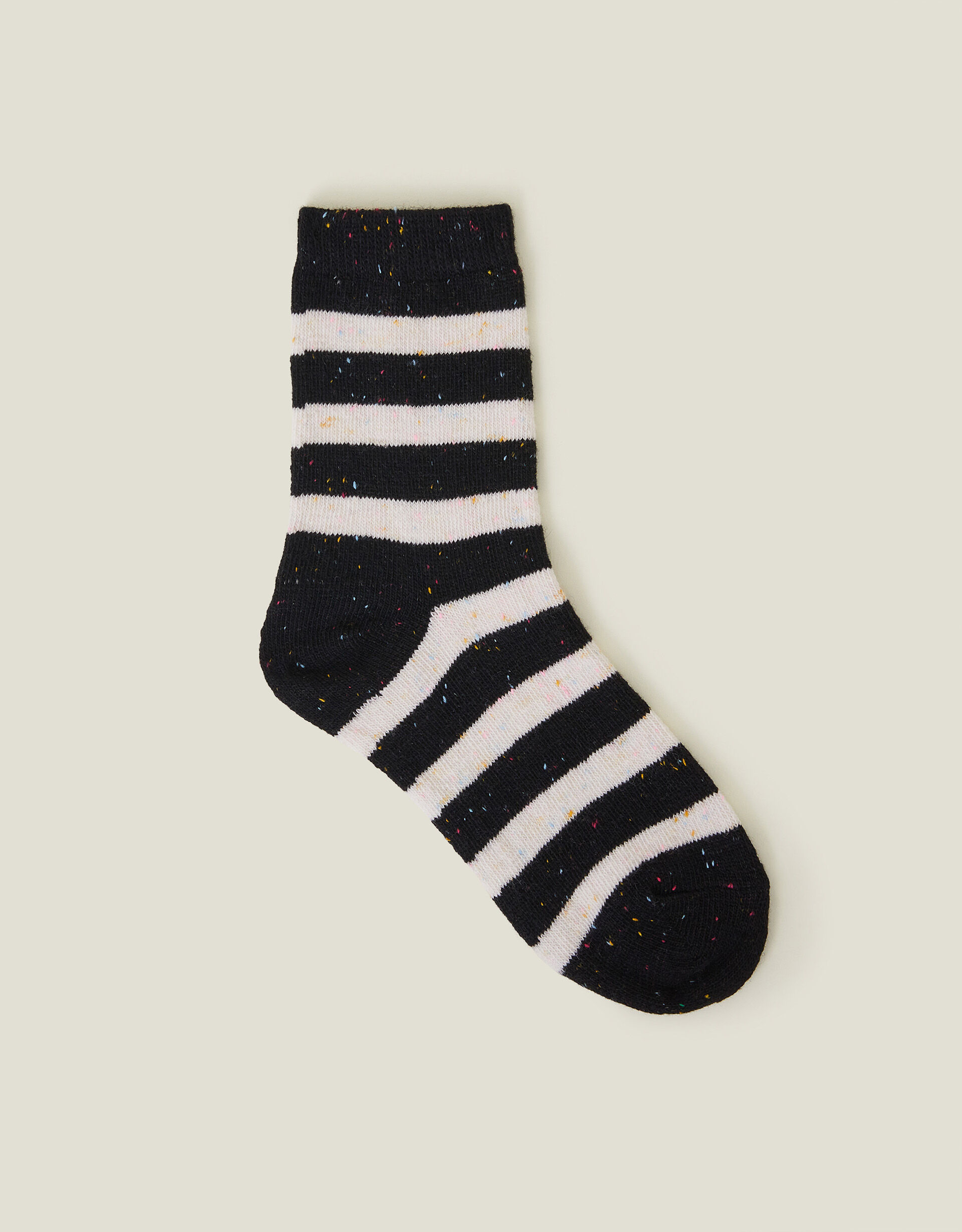 Stripe Boot Socks Black Accessories Accessorize UK