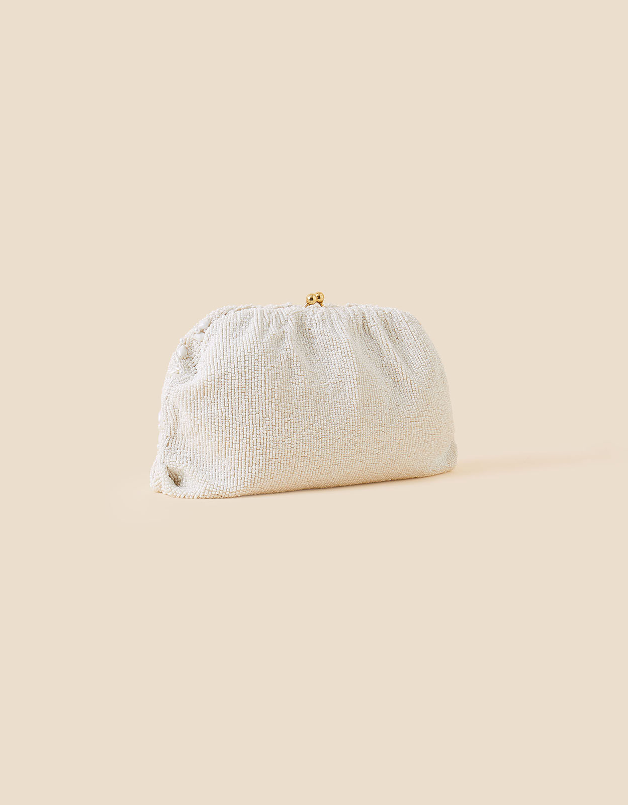 White clutch shop bag accessorize