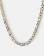 Stainless Steel Tennis Necklace, , large