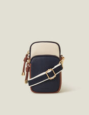 Webbing Strap Zip Phone Bag, , large