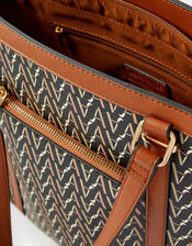 Mika Monogram Tote, , large