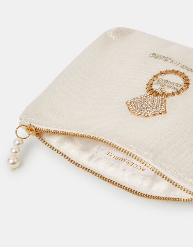 Engaged In 2026 Engagement Ring Pouch, , large