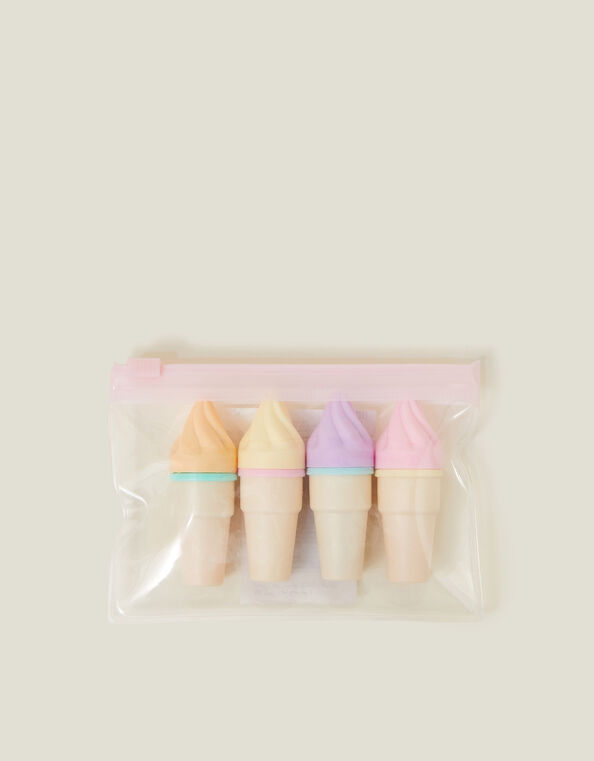 Girls 4-Pack Ice Cream Highlighters, , large