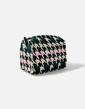 Houndstooth Wash Bag, , large