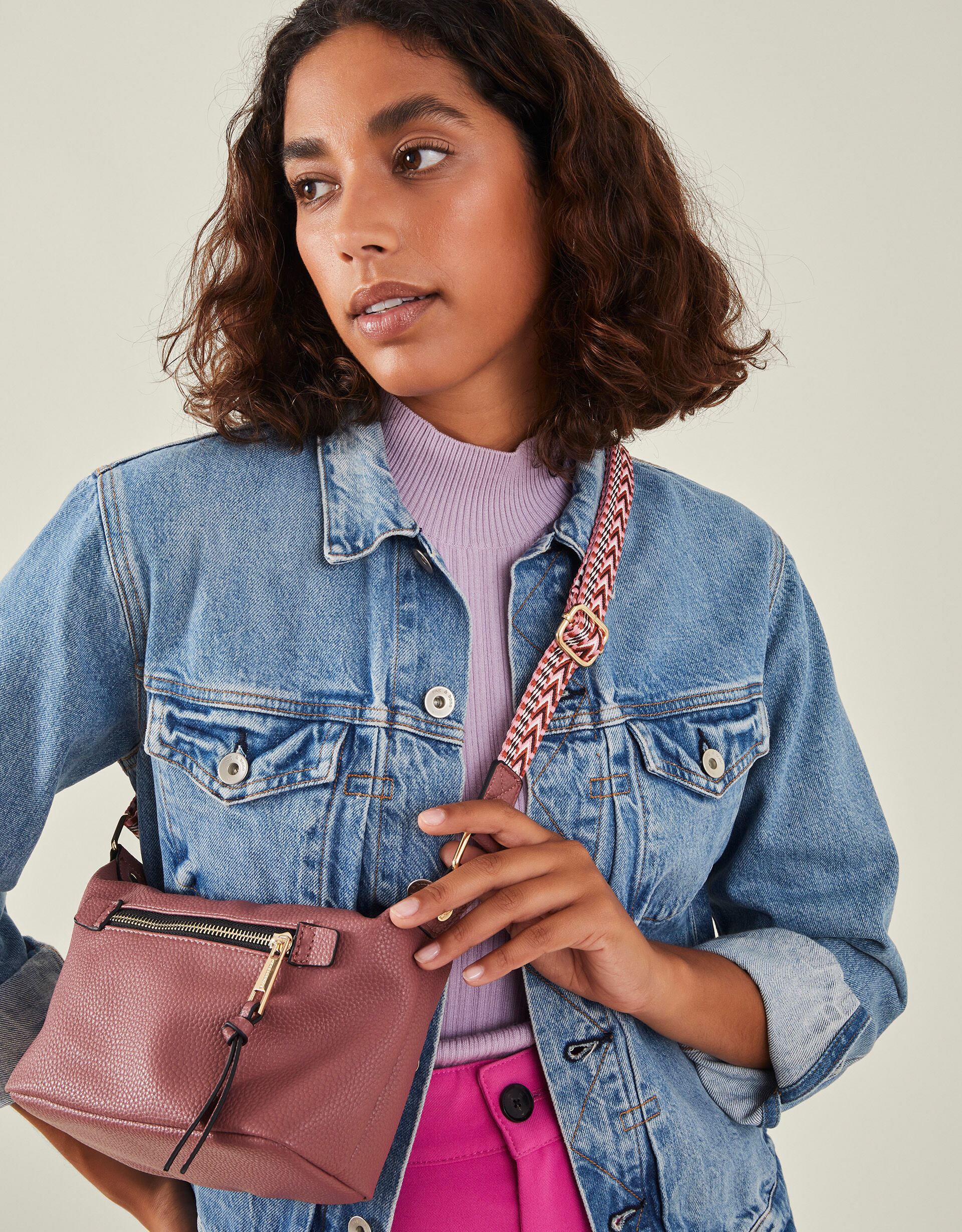Mini Zip Cross Body Bag