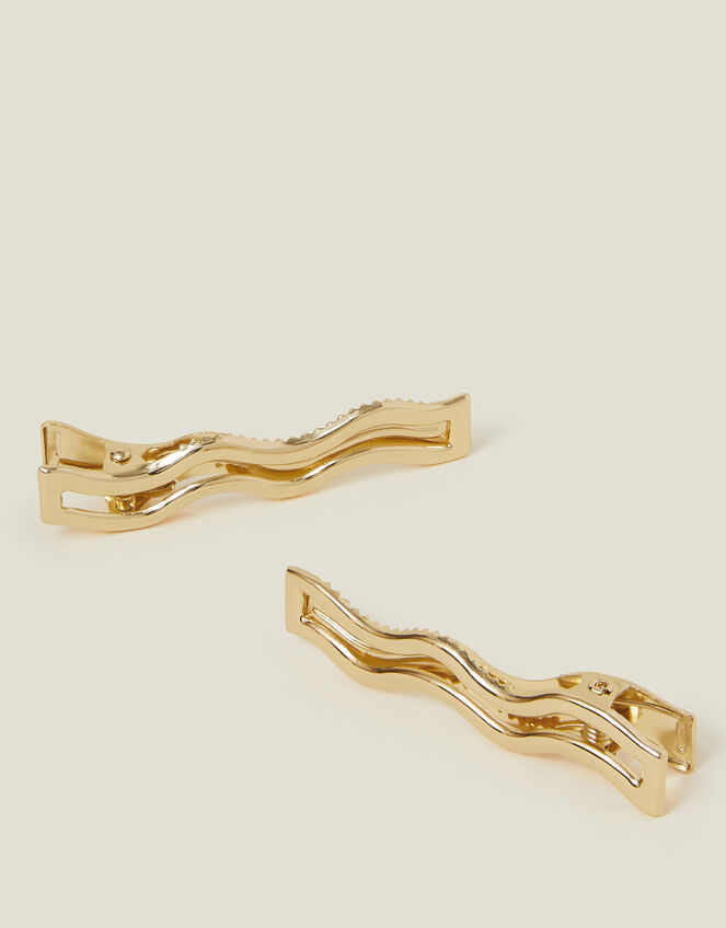 2-Pack Metal Wiggle Salon Hair Clips, , large