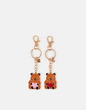 2-Pack Girls BFF Capybara Keyrings, , large