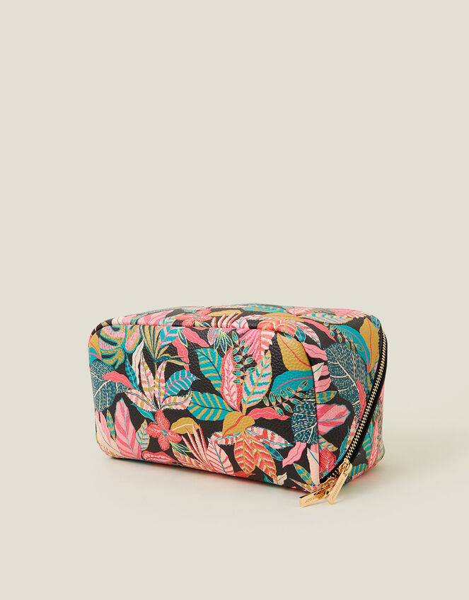Tropical Print Wash Bag, , large