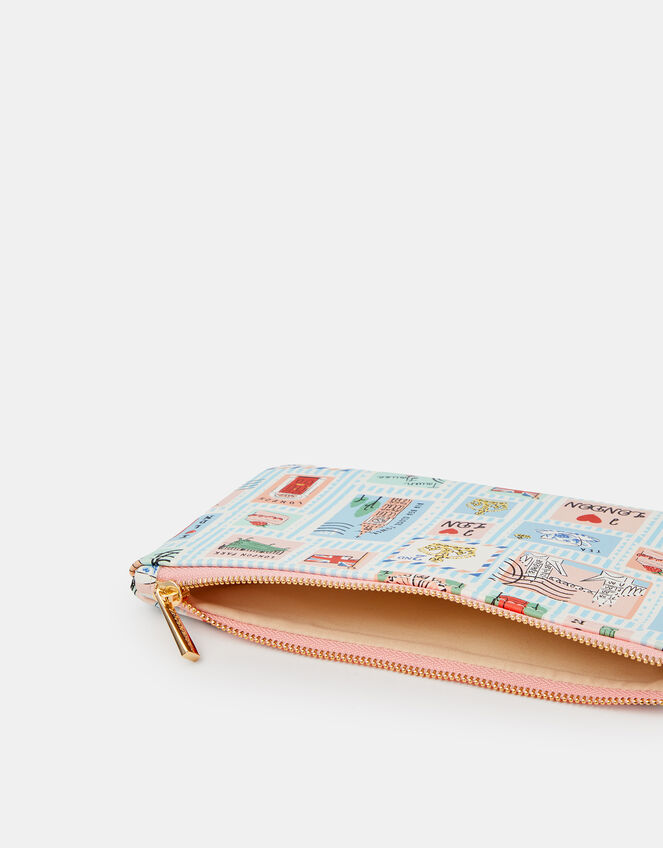 London Stamp Print Pencil Case, , large