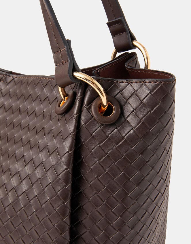 Woven Shoulder Bag, , large
