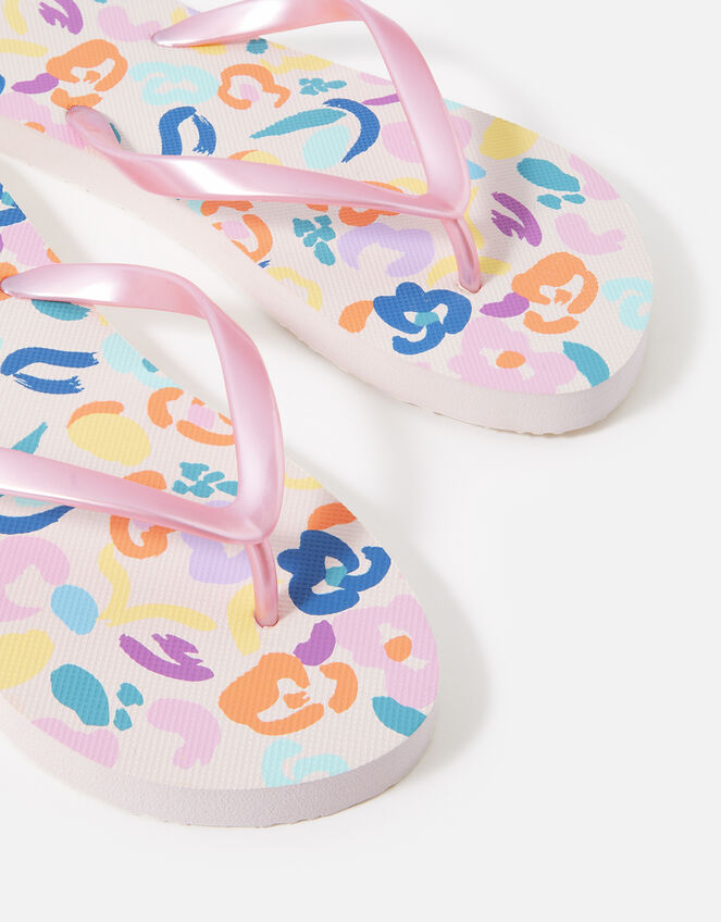 Colour Splash Flip Flops, Multi (BRIGHTS-MULTI), large