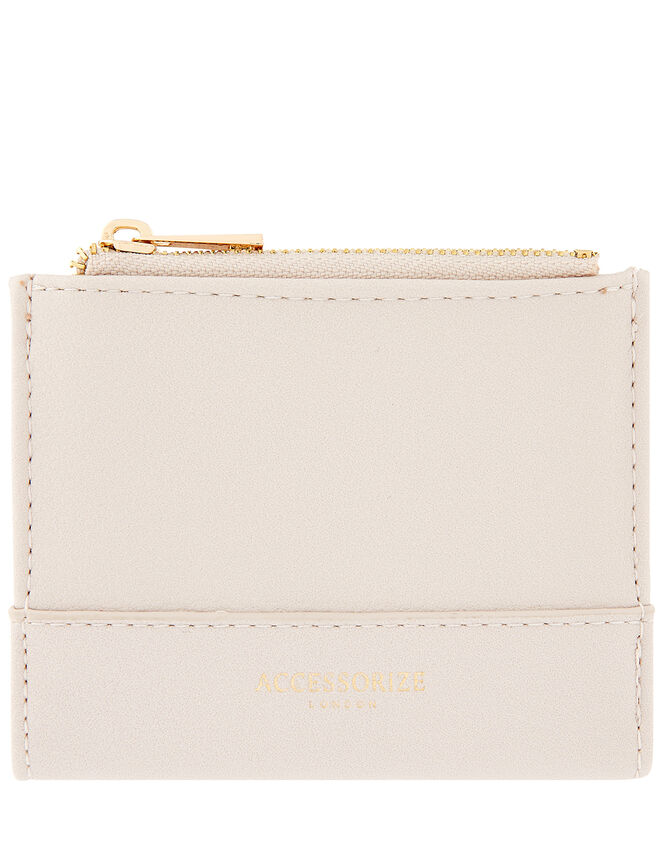 Bella Double Zip Wallet, Nude (NUDE), large