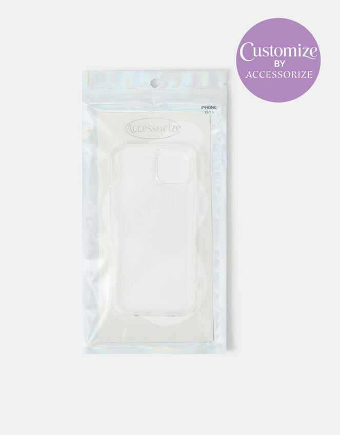 Plain iPhone 13/14 Phone Case, Clear (CLEAR), large