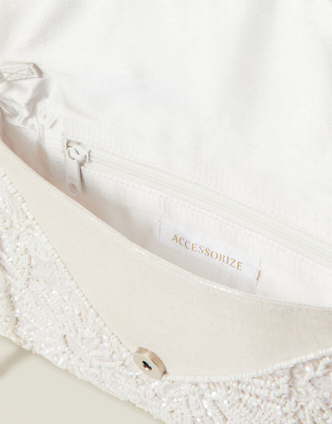 Bridal Embellished Clutch Bag, , large