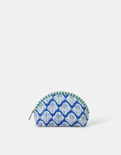 Dandelion Print Quilted Make Up Bag, , large