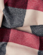 Check Blanket Scarf, PASTEL-MULTI, large