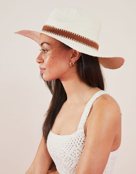 Geometric Band Fedora, , large