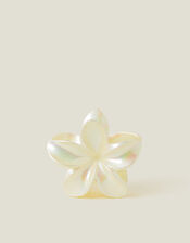 Pearly Tropical Flower Claw Clip, , large