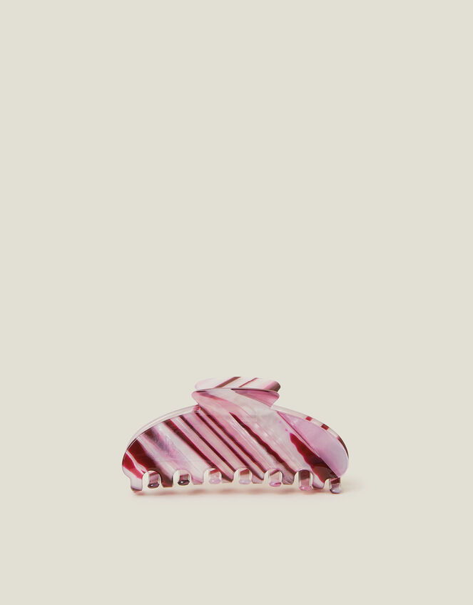 Stripe Resin Claw Clip, , large