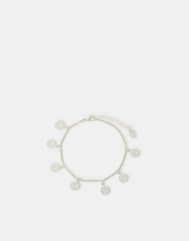 Coin Anklet, Silver (SILVER), large