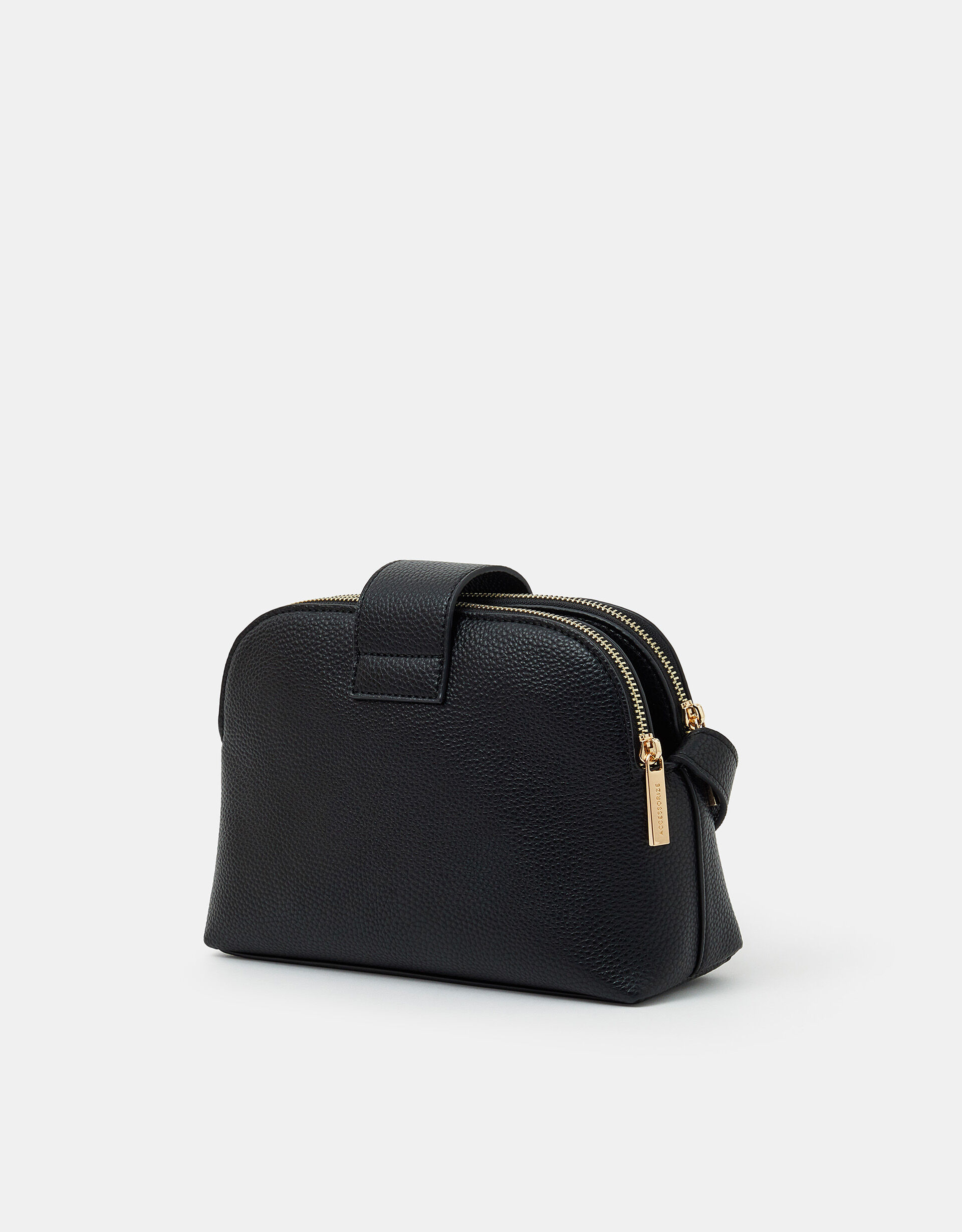 Double-Zip Cross Body Bag Black | Shop All | Accessorize Global