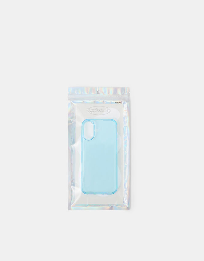 Plain iPhone 16 Phone Case, Blue (BLUE), large