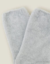 Sparkle Chenille Bed Socks, Grey (GREY), large