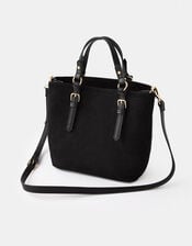 Betty Handheld Bucket Bag, Black (BLACK), large