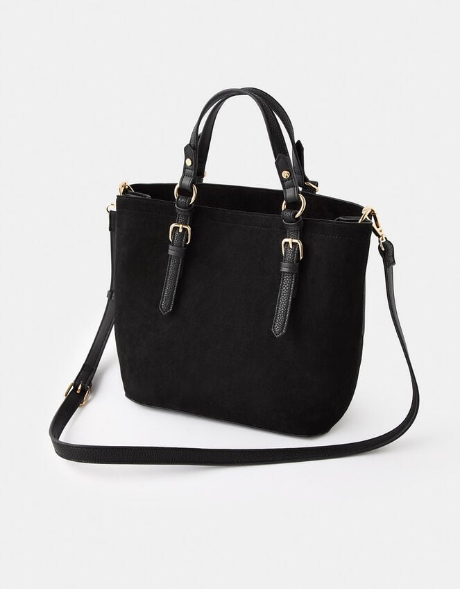 Betty Handheld Bucket Bag, Black (BLACK), large