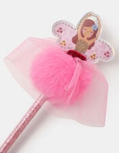 Girls Fairy Pom Pom Pencil, , large