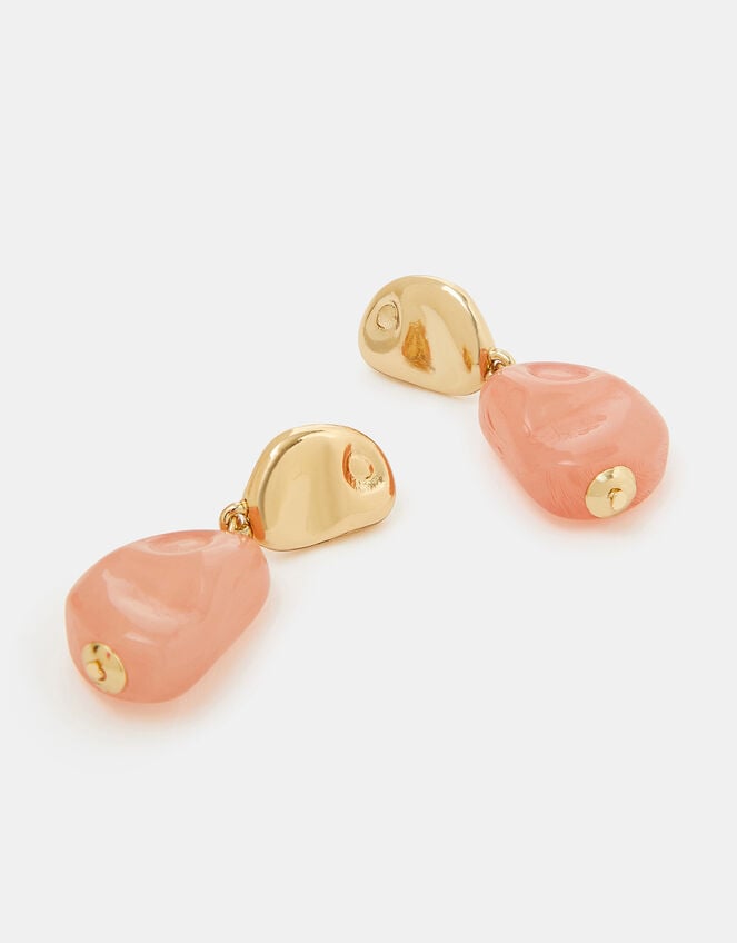 Mini Molten Resin Drop Earrings, , large