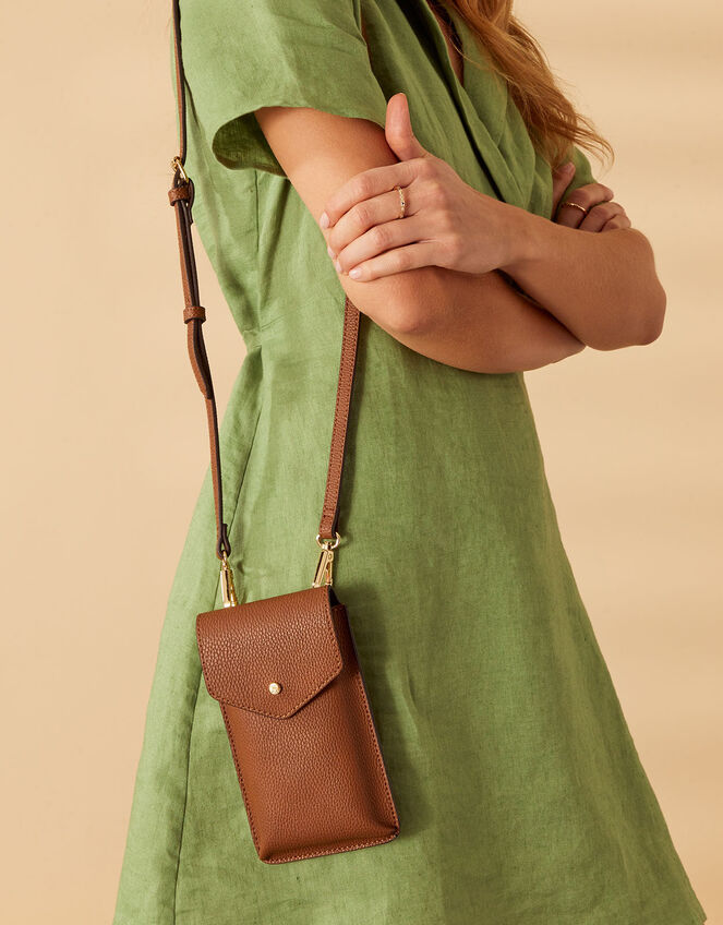 Envelope Phone Bag, Tan (TAN), large