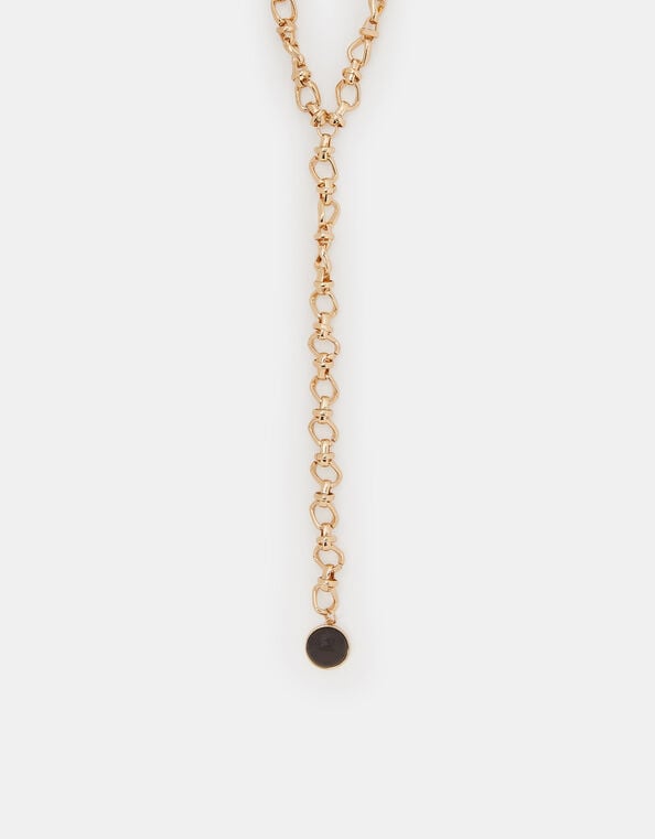 Long Lariat Pendant Necklace, , large