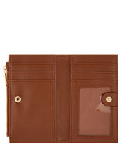 Katy Faux Leather Slim Wallet, Orange (RUST), large