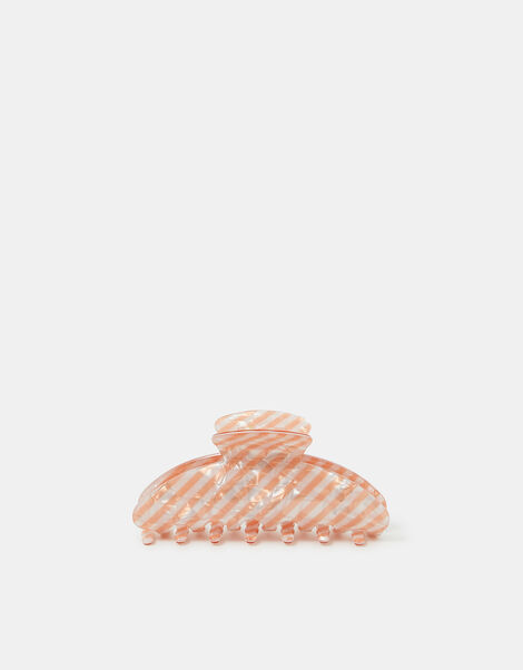 Stripe Resin Claw Clip, , large