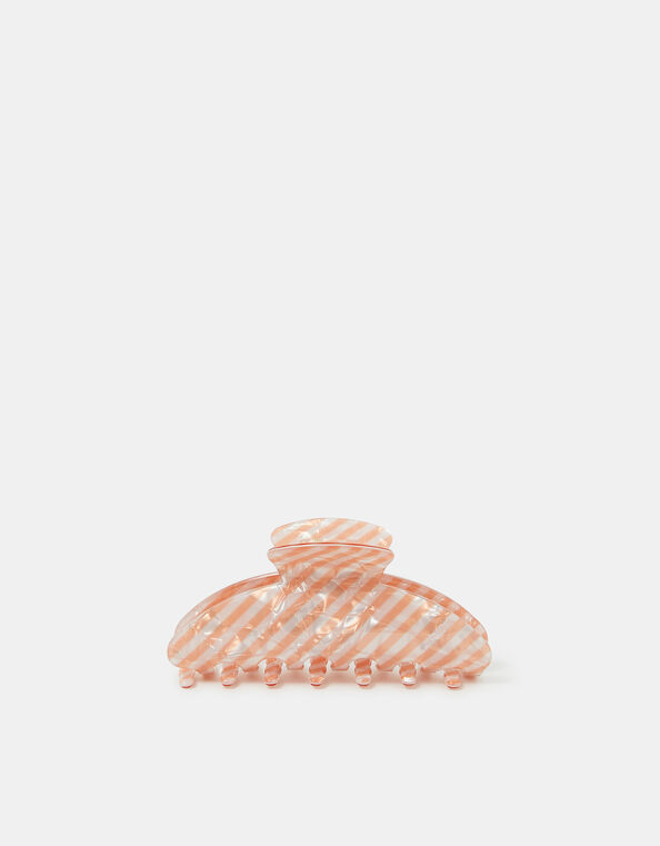 Stripe Resin Claw Clip, , large
