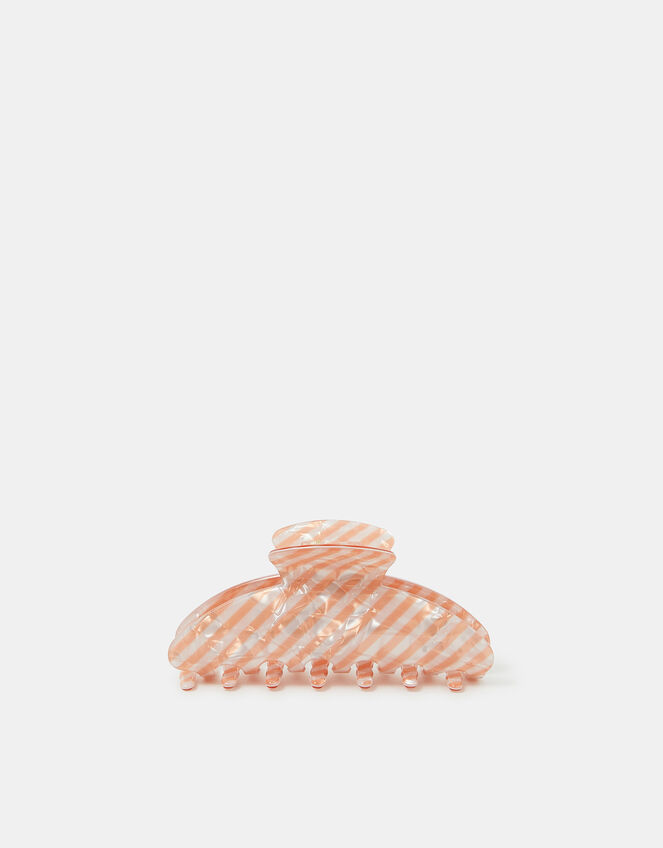 Stripe Resin Claw Clip, , large