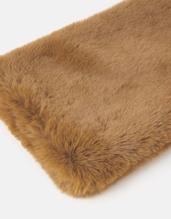 Sandy Luxe Faux Fur Stole, , large