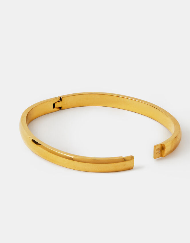 Stainless Steel Clasp Bangle, , large