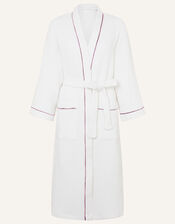 Waffle Robe , Ivory (IVORY), large