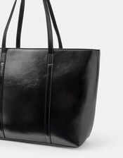 Meredith Tote Bag, Black (BLACK), large