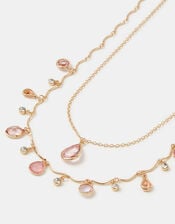 2-Pack Gemstone Pendant Necklaces, , large