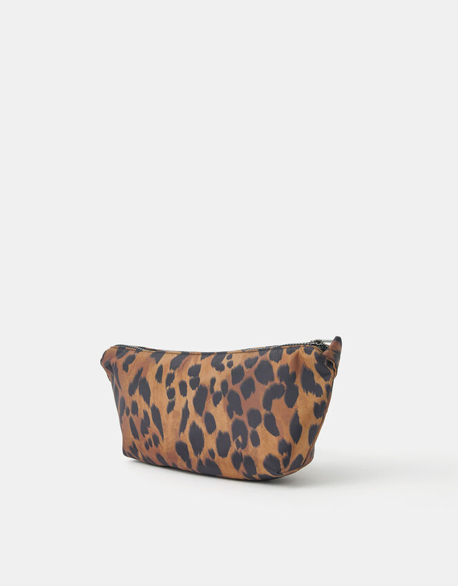 Animal Print Sling Crossbody Bag, , large