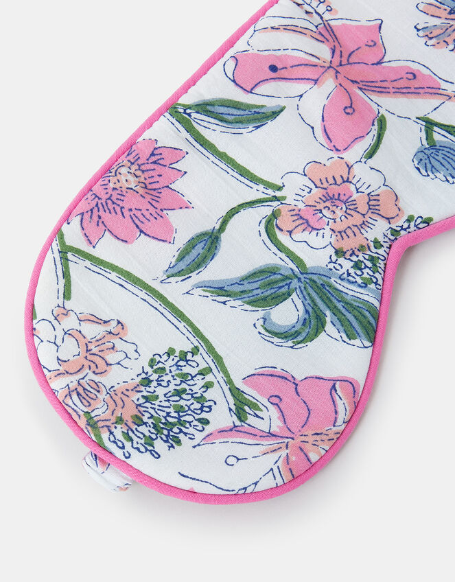 Floral Print Sleep Mask, , large