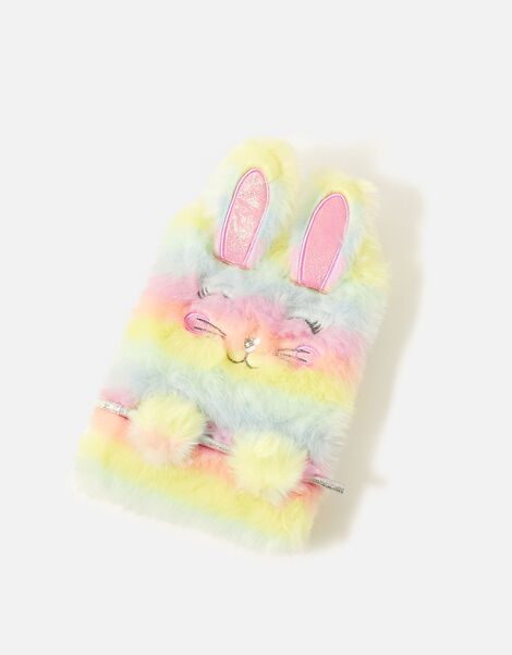 Fluffy Bunny Notebook With Pencil, , large